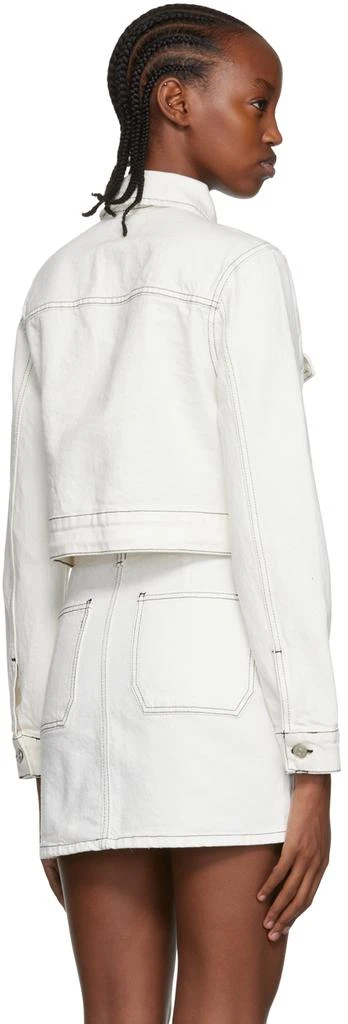 Reformation White Smith Denim Jacket 3