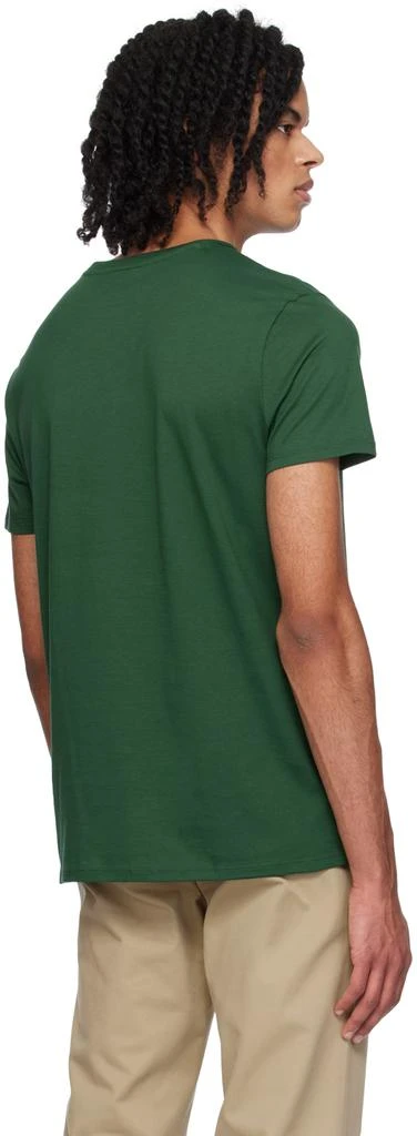 Lacoste Green V-Neck T-Shirt 3