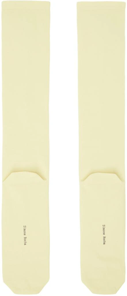 Simone Rocha Off-White Beaded Socks 2