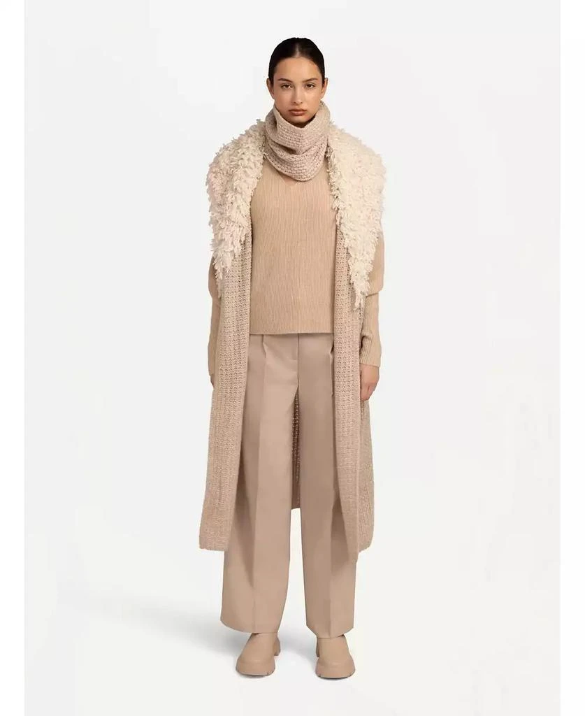 Gobi Cashmere Women's Loop-Stitched Cashmere Vest 2