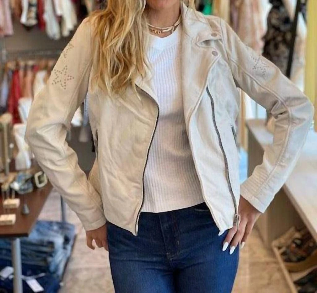 MAURITIUS Mauritius - Star Leather Jacket