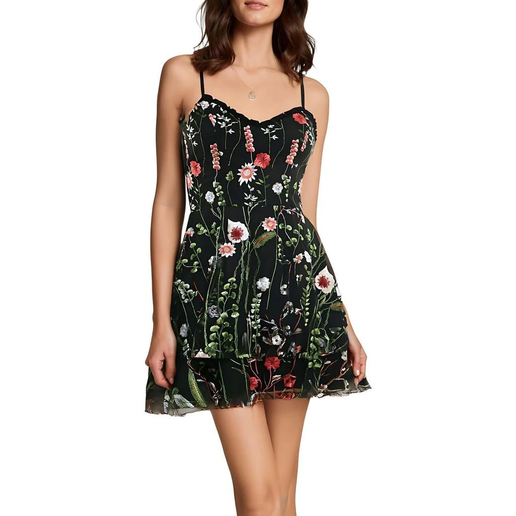 Shop Juniors Womens Embroidered Nylon Fit & Flare Dress on Sale at  BeyondStyle  Get 70% Off Juniors Womens Embroidered Nylon Fit & Flare Dress  with Limited-Time Flash Deals, Exclusive Discounts, and