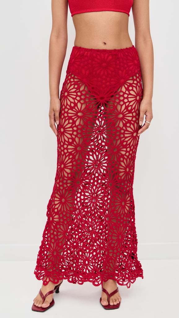 Norma Kamali Obie Long Skirt