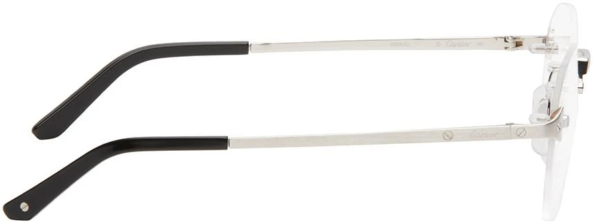 Cartier Silver 'Santos de Cartier' Glasses 2