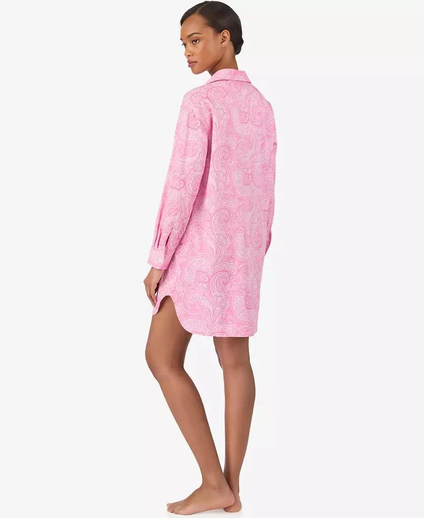Ralph Lauren Women
s Long-Sleeve His Shirt Sleepshirt 4