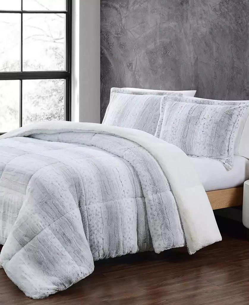 Christian Siriano New York Snow Leopard 2 Piece Comforter Set 3