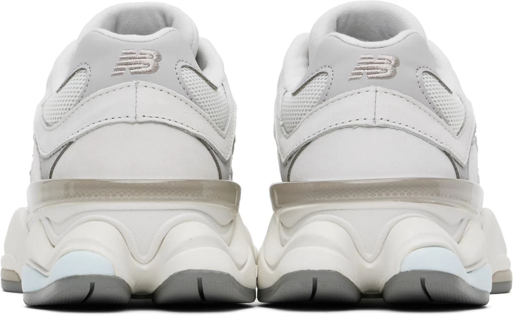 New Balance White & Gray 9060 Sneakers 2