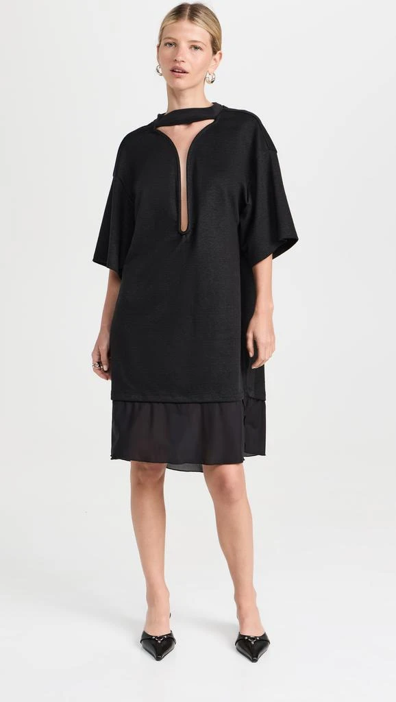 Victoria Beckham Frame Cut-Out T-Shirt Dress 6