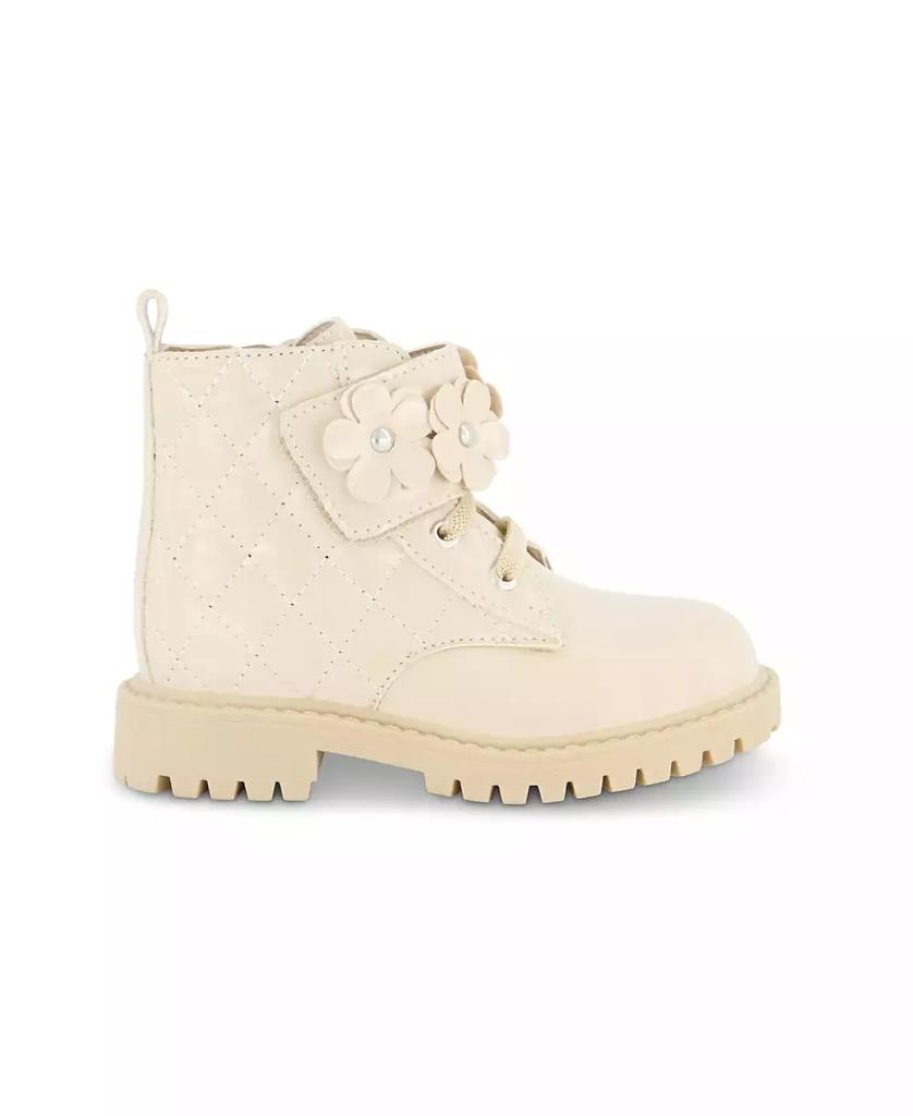 Jessica Simpson Toddler Girls Daria Flower Moto Boot