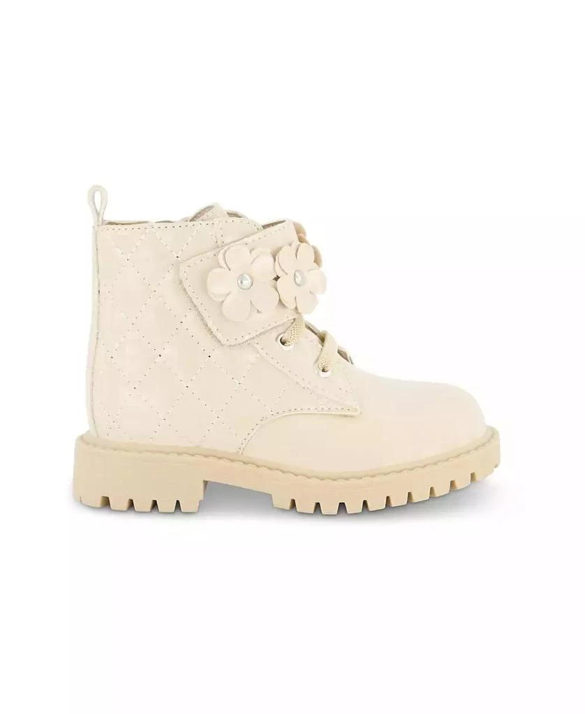 Jessica Simpson Toddler Girls Daria Flower Moto Boot 2