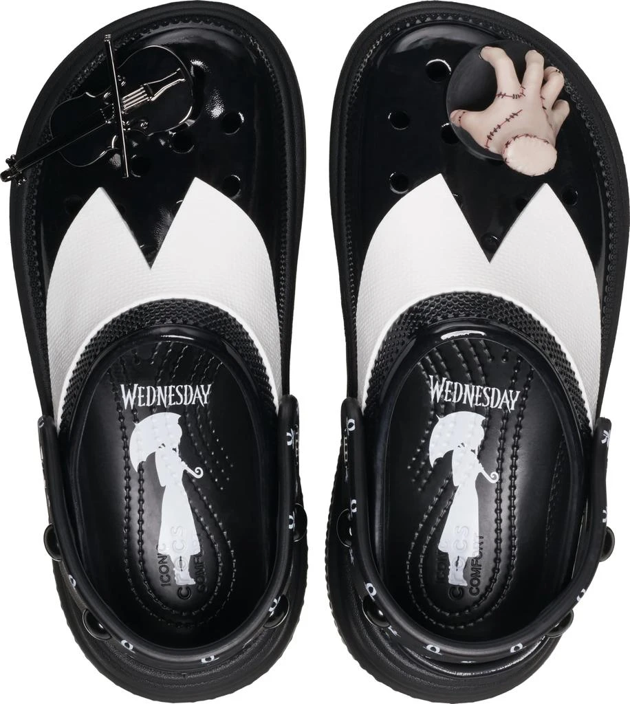 Crocs Crocs Womens Wednesday Addams Stomp Clog 4