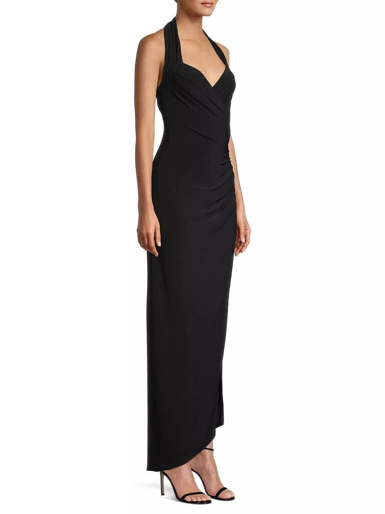 Norma Kamali Halter Drape Gown 4