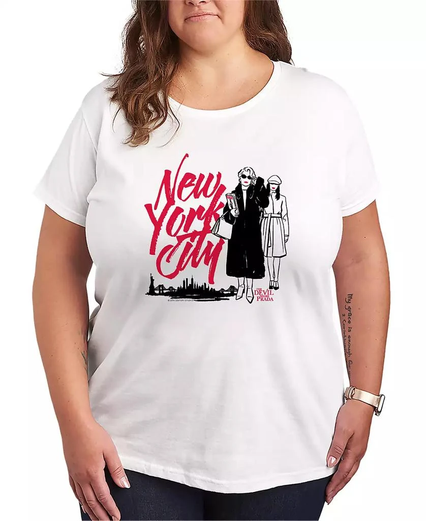 Hybrid Apparel Plus Size The Devil Wears Prada New York City Andy and Miranda Short-Sleeve T-Shirt