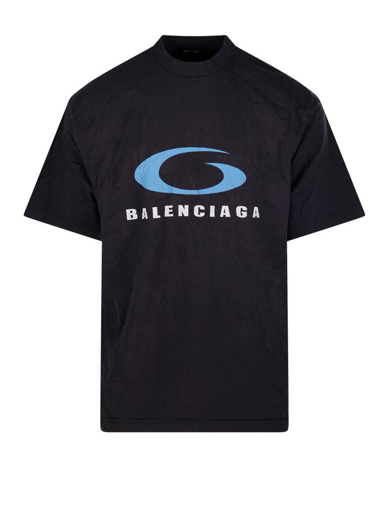 ◆完売必至◆【BALENCIAGA】Surfer Vintage コットンTシャツ Balenciaga Surfer Cracked Vintage Cotton T-shirt - T-Shirts