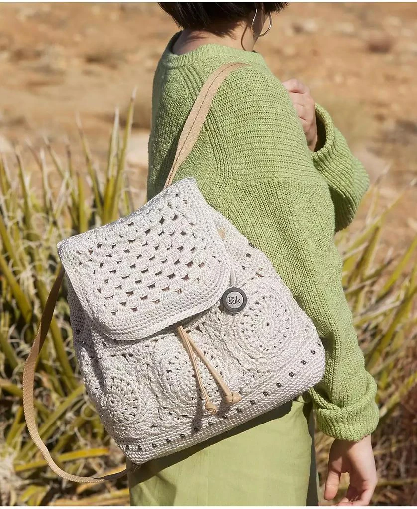 Shop Women's Sayulita Crochet Large Backpack on Sale at - Main Image
