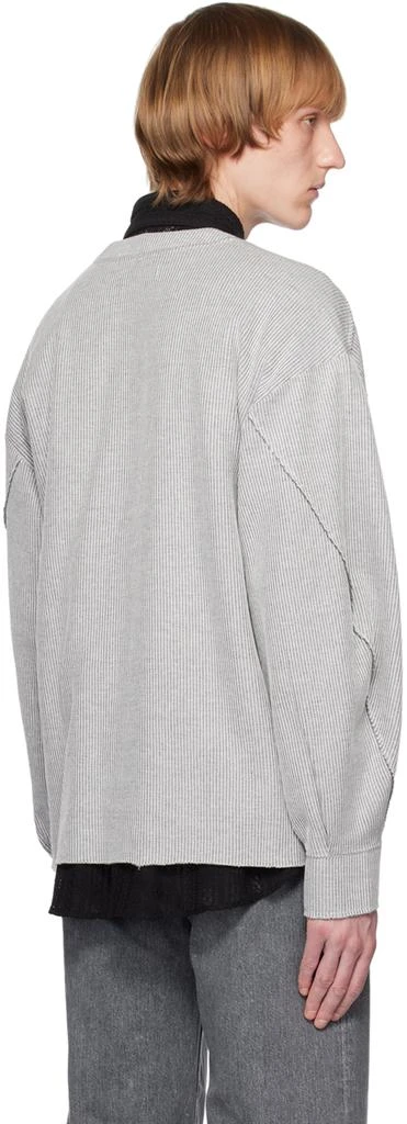 JieDa White & Black Tuck Cardigan 3