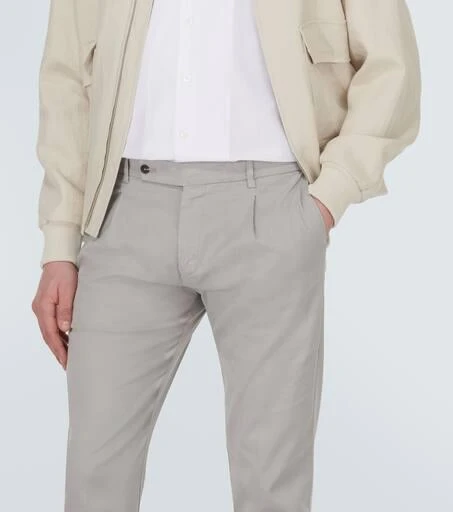 Thom Sweeney Mid-rise slim chinos 5