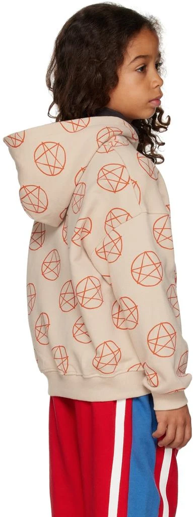 Jellymallow Kids Beige Star Hoodie 3