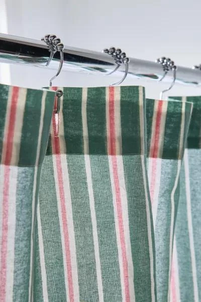 Urban Outfitters Multi-Striped Patterned Shower Curtain 3