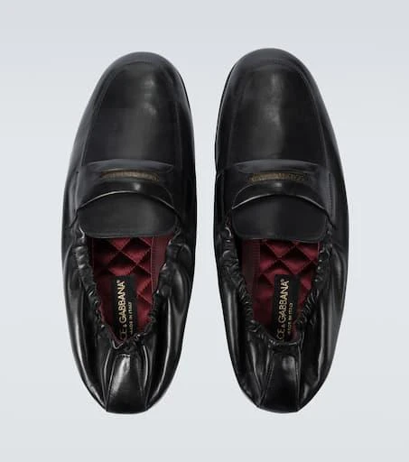 Dolce 
Gabbana Flexible leather loafers 4
