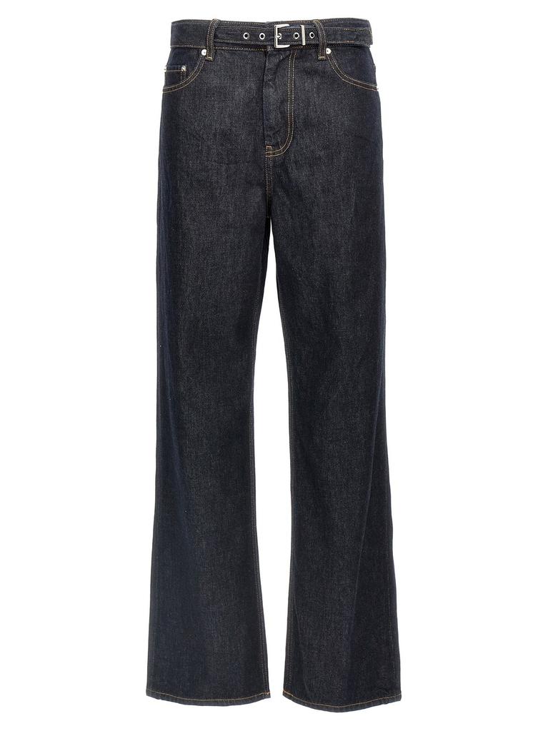 24AW【GANNI】Black Stretch Denim Wide-leg Jeans Ganni Black Stretch Denim Wide-leg Jeans - Pants - BeyondStyle