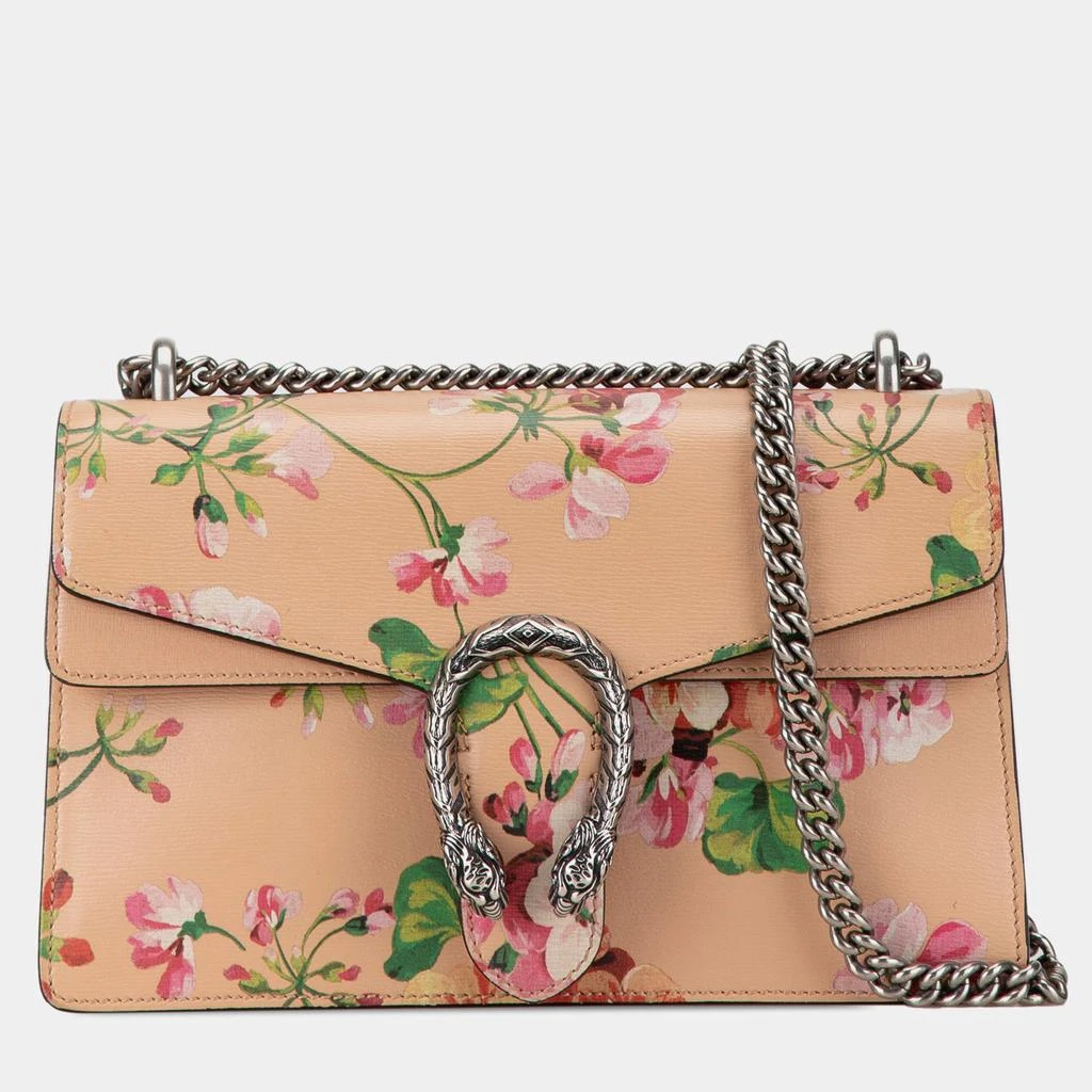 Gucci Gucci Orange Calf Leather Blooms Dionysus Shoulder Bag 1