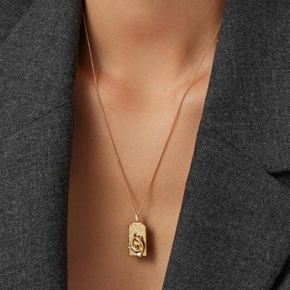 Jenny Bird Jenny Bird Gold-Plated Zodiac Pisces Necklace 3