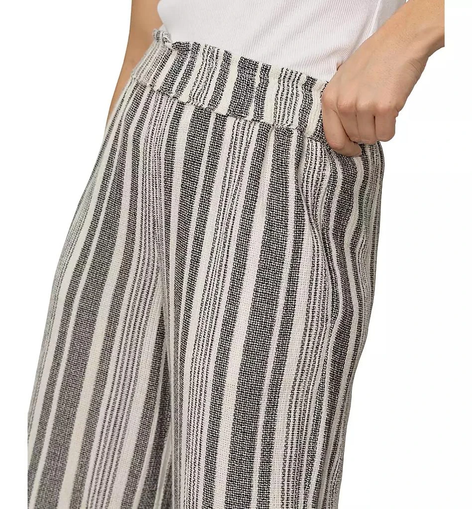 Sanctuary Women's Palm Cotton Wide-Leg Pull-On Pants 3