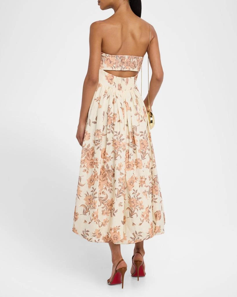 Cara Cara Anisha Strapless Linen Bubble Dress 3