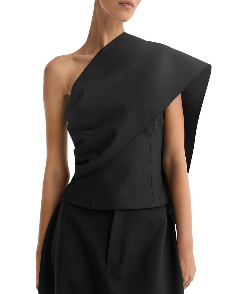 RÓHE One Shoulder Cape Top 4