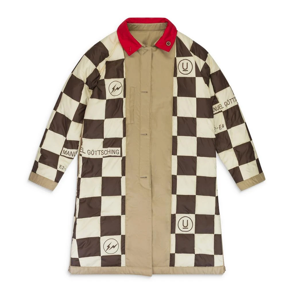 UNDERCOVER BEIGE MENS WOVEN RAINCOAT 2