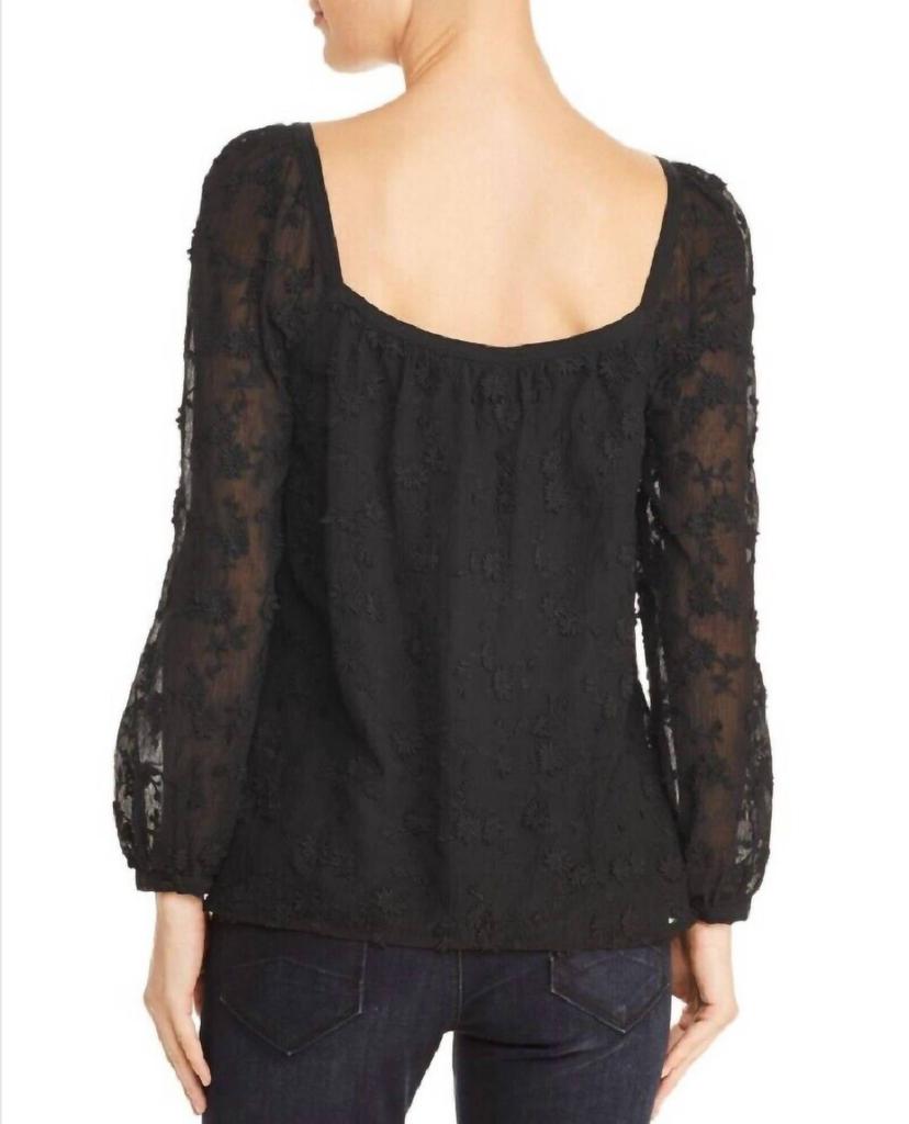 Rebecca Taylor Rebecca Taylor - Kyla Embroidered Silk Boho Blouse