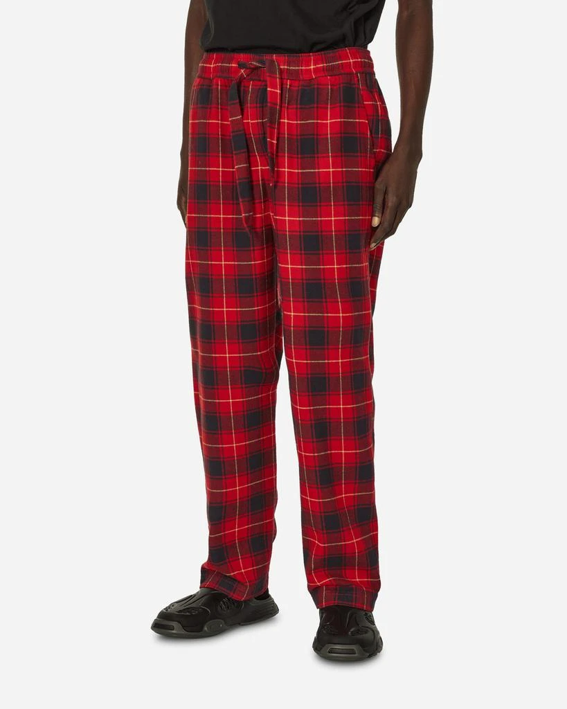 Tekla Flannel Plaid Pijamas Pants Red 1