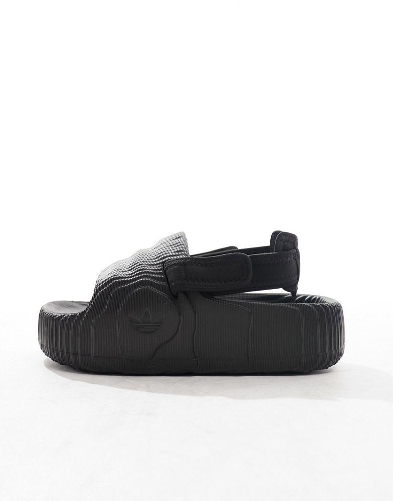 adidas Originals addias Originals Adilette 22 XLG sliders in black