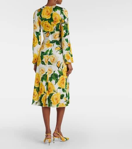 Dolce & Gabbana Floral midi dress 3