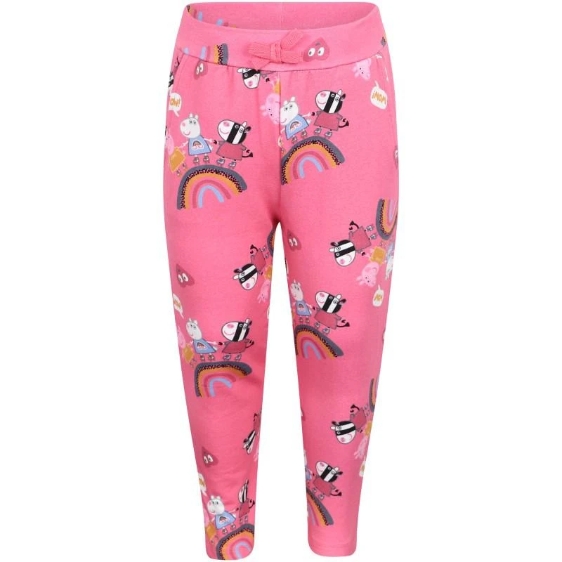 NAME IT® Peppa pig print organic pants in pink 1