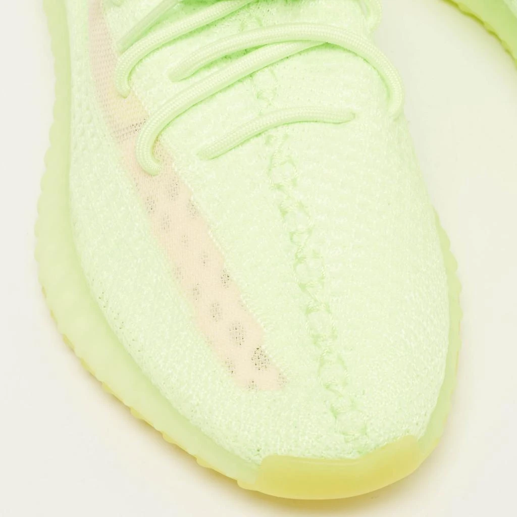 YEEZY Yeezy x Adidas Neon Green Knit Fabric Boost 350 V2 Glow Sneakers Size 46 7