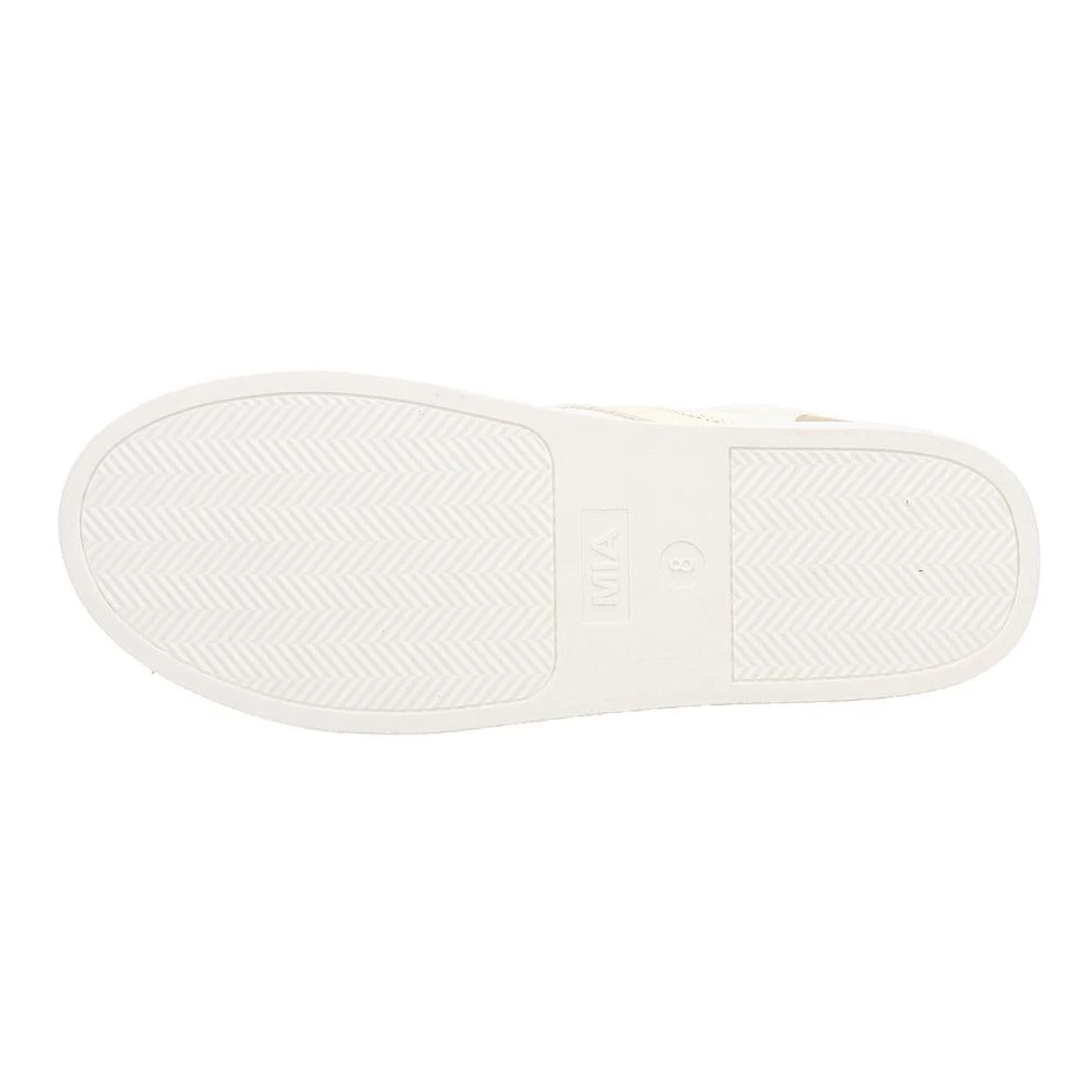 MIA Astra Metallic Lace Up Sneakers 5