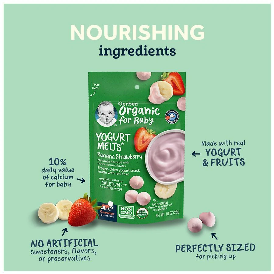 Gerber 2nd Foods Yogurt Melts Banana Strawberry 5