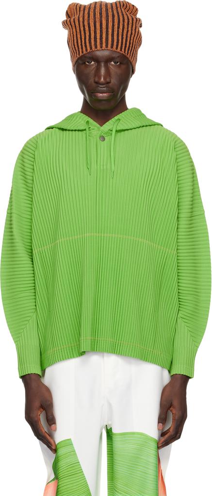 Homme Plissé Issey Miyake Green Ronan Bouroullec Edition RB_Color Palette 2 Hoodie