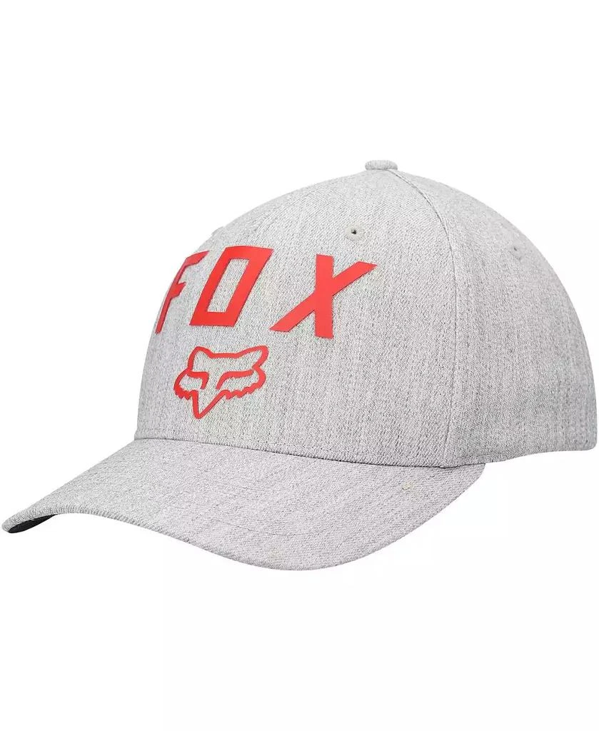 Fox Men's Heathered Gray Number Two 2.0 Flex Hat 1