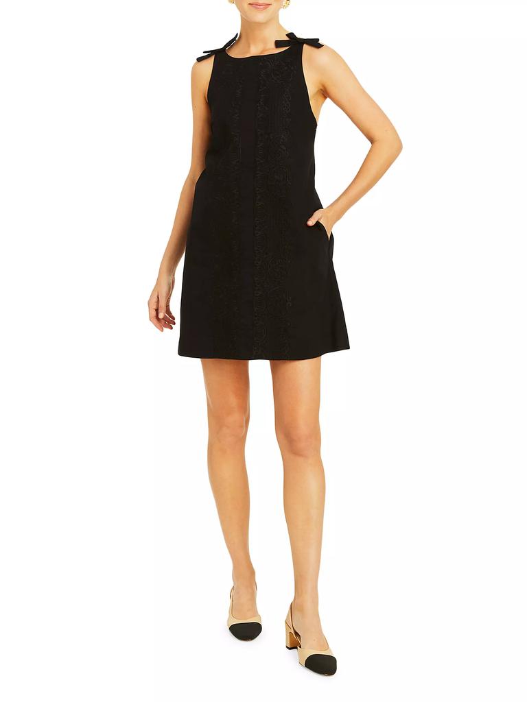 Mestiza New York Payton Embroidered A-Line Sleeveless Minidress