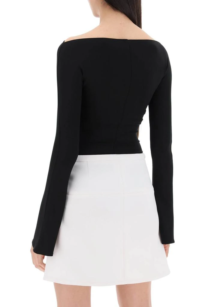 courreges invisible front zip bodycon dress 3