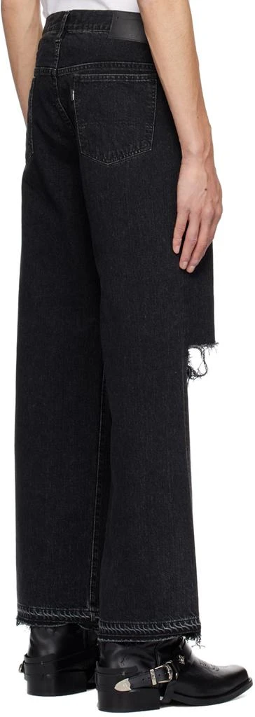 JieDa Black Damage Jeans 3