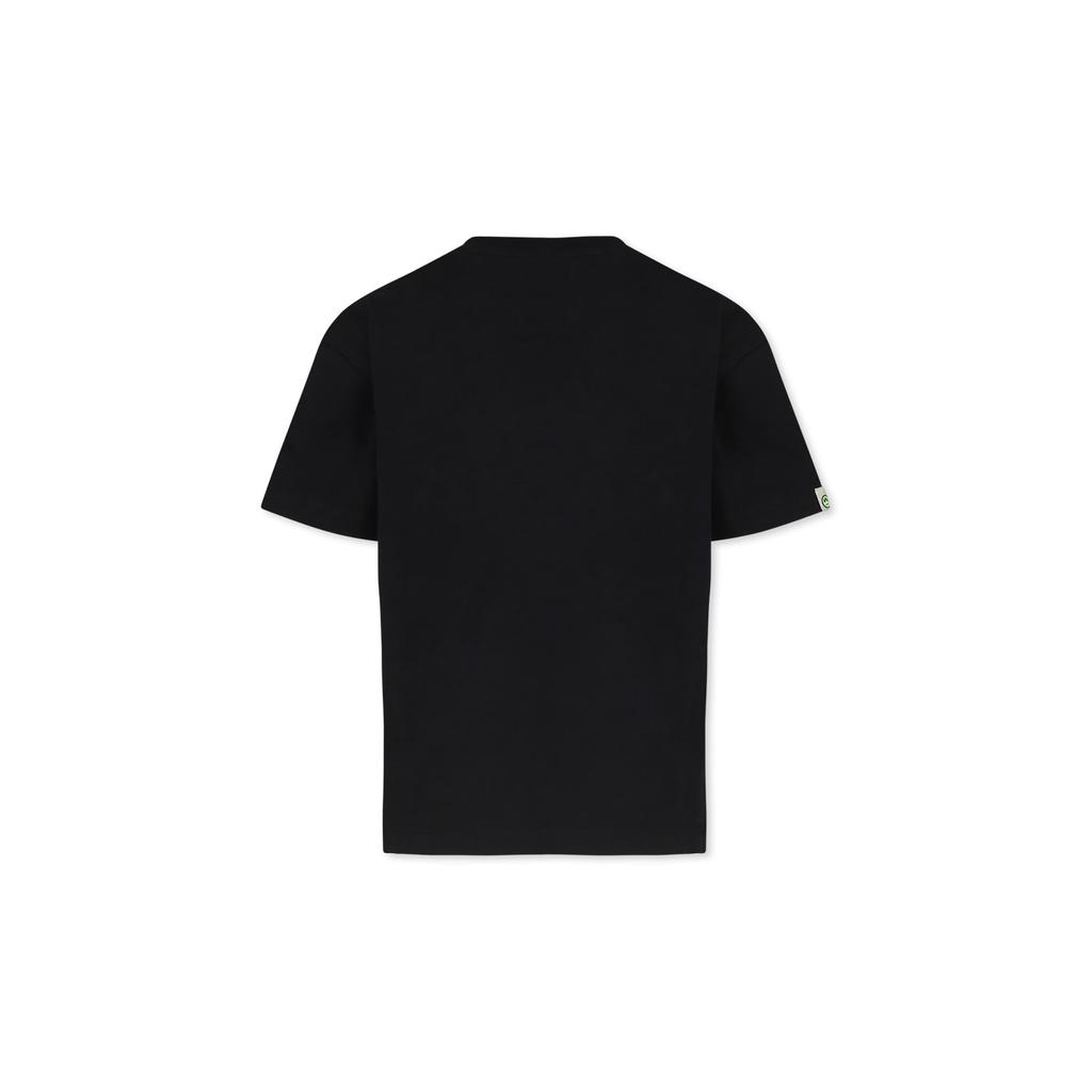 BARROW Black T-shirt For Kids With Bear Print