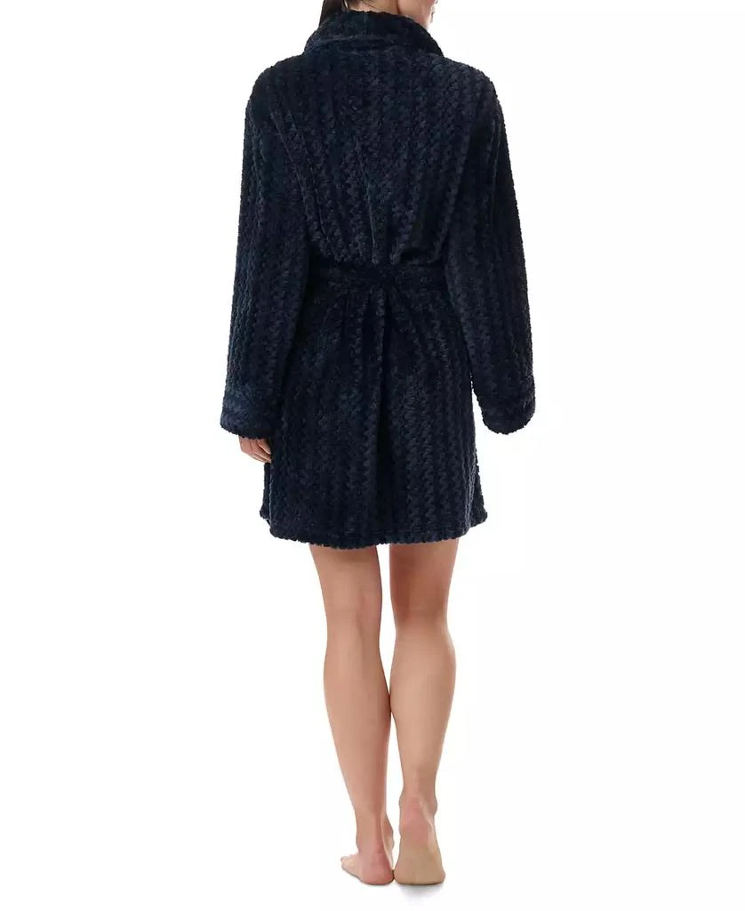 Tommy Hilfiger Women's Long-Sleeve Belted Plush Robe 2