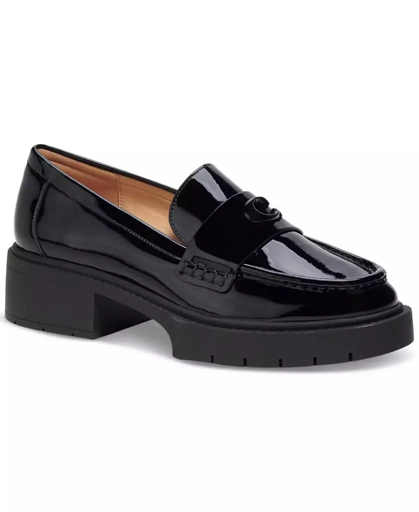 Coach Women's Leah Platform Lug Sole Loafers 1
