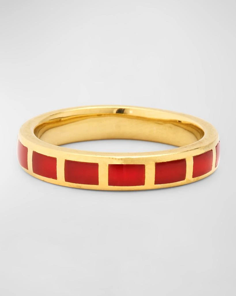 Jan Leslie Dash Rectangle Gemstone Ring 1