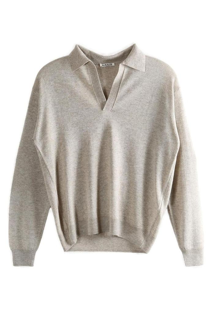 Gray Super Fine Wool High Gauge Rib Knit Bandeau Top – On Sale Now