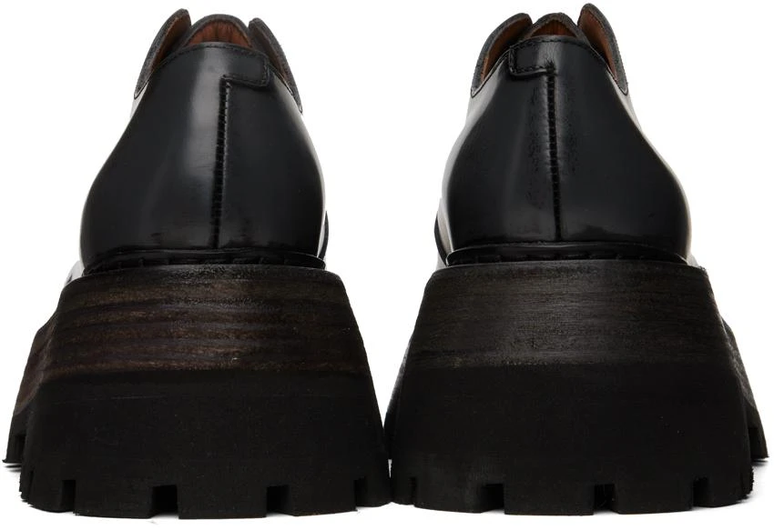 Black Quadrarmato Derbys – On Sale Now with Up to 75% Off
